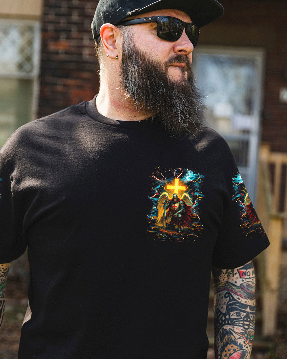 I Don't Know How My Story Ends Warrior Men's All Over Print Shirt   - Tlnt1904251