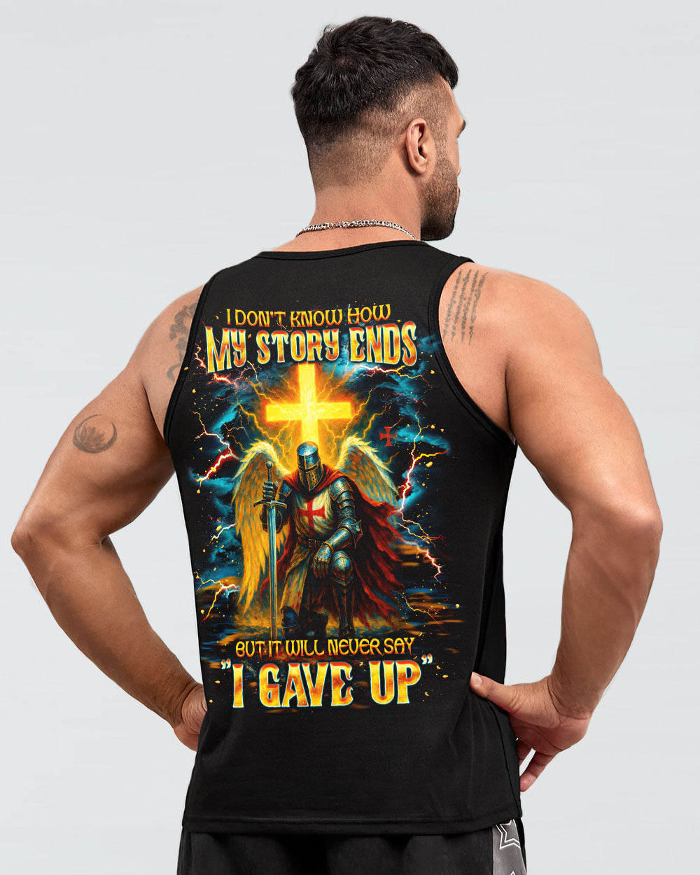I Don't Know How My Story Ends Warrior Men's All Over Print Shirt   - Tlnt1904251