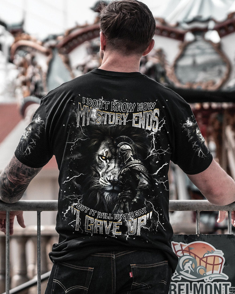 I Don't Know How My Story Ends Warrior Men's All Over Print Shirt - Tlnt2204253
