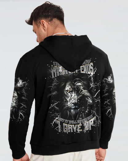 I Don't Know How My Story Ends Warrior Men's All Over Print Shirt - Tlnt2204253