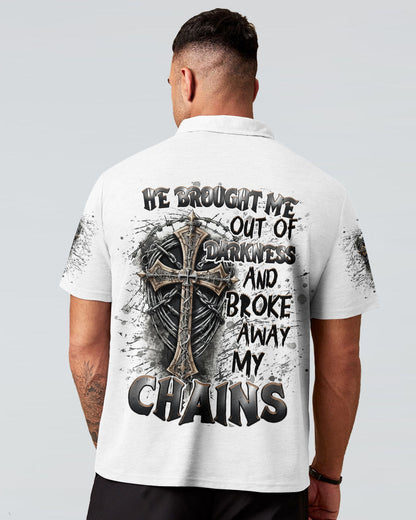 He Brought Me Out Of Darkness Men's All Over Print Shirt   - Tlnt2604252