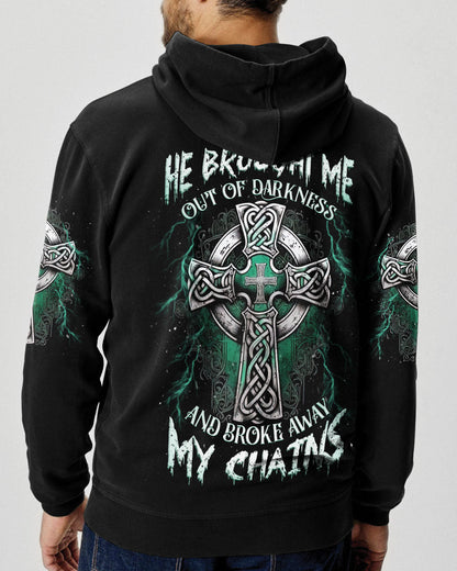 He Brought Me Out Of Darkness Men's All Over Print Shirt   - Tlnz0505252