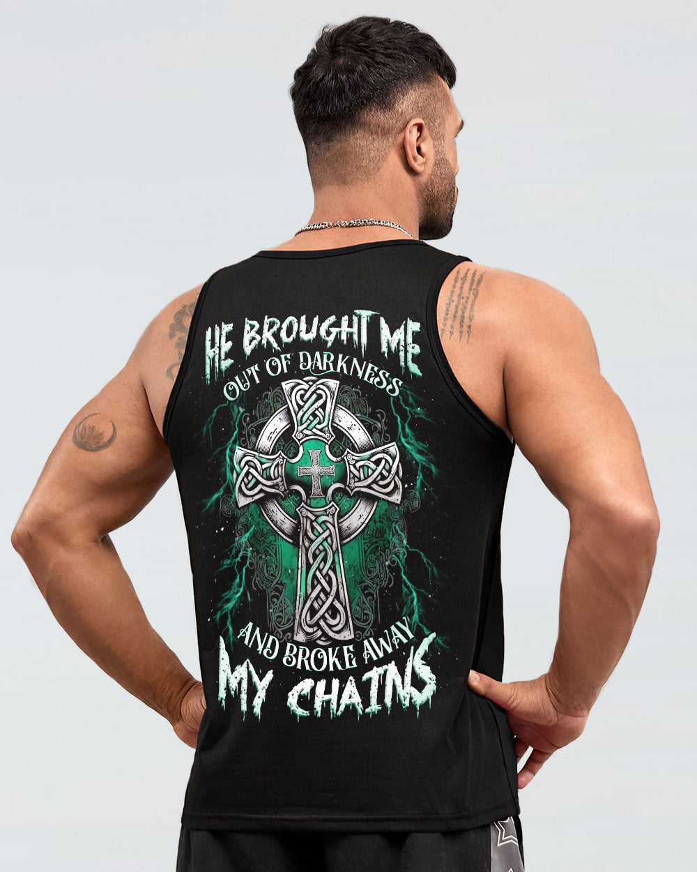He Brought Me Out Of Darkness Men's All Over Print Shirt   - Tlnz0505252