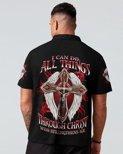 I Can Do All Things Cross Wings Men's All Over Print Shirt  - Tlnz1504253