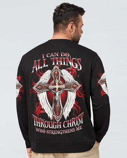 I Can Do All Things Cross Wings Men's All Over Print Shirt  - Tlnz1504253