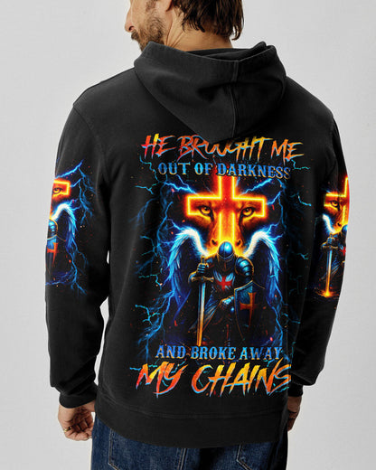 He Brought Me Out Of Darkness Men's All Over Print Shirt   - Tlnz1604254