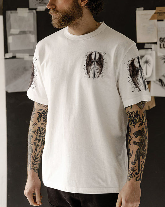 Thank You God Wings Men's All Over Print Shirt    - Tlnz1704254