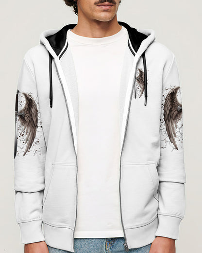 Thank You God Wings Men's All Over Print Shirt    - Tlnz1704254