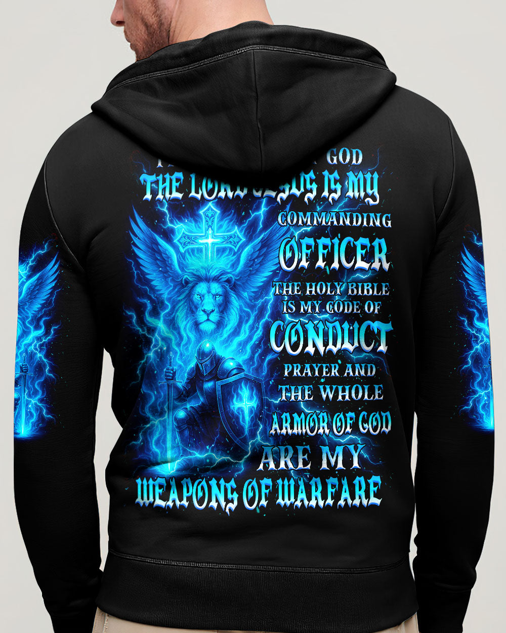 I'm A Warrior Of God Men's All Over Print Shirt  - Tlnz1706252