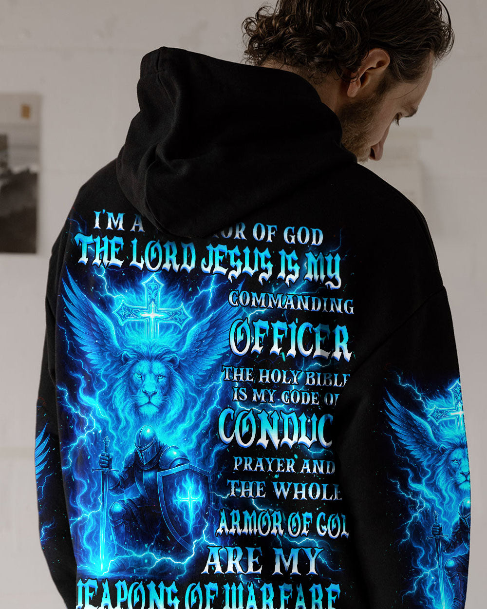 I'm A Warrior Of God Men's All Over Print Shirt  - Tlnz1706252