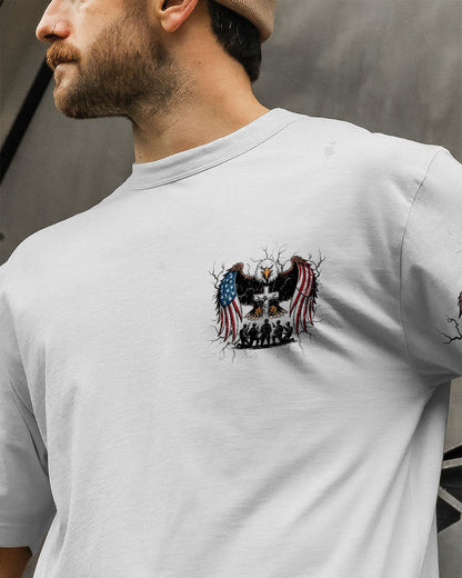 Stand For The Flag Kneel For The Cross Men's All Over Print Shirt - Tlnz2006253