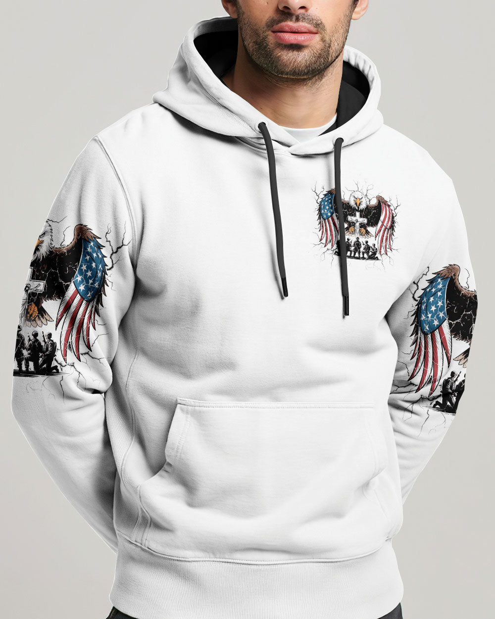 Stand For The Flag Kneel For The Cross Men's All Over Print Shirt - Tlnz2006253