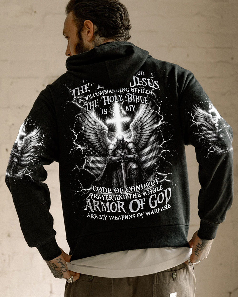 I'm A Warrior Of God Men's All Over Print Shirt  - Tlnz2105253