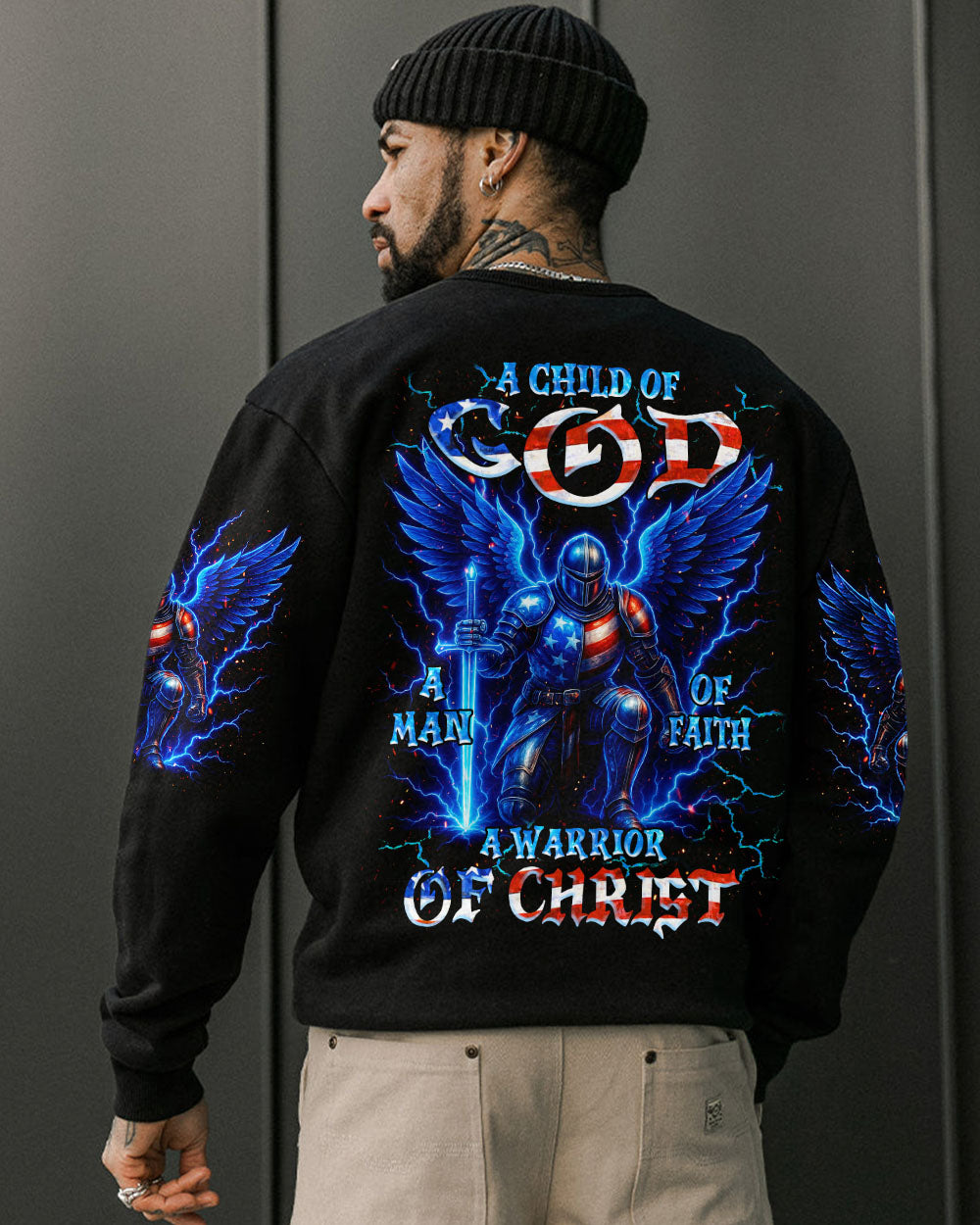 A Warrior Of Christ Warrior Men's All Over Print Shirt - Tlnz2305252
