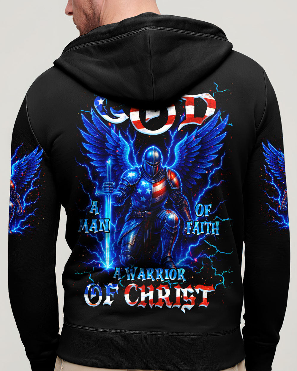 A Warrior Of Christ Warrior Men's All Over Print Shirt - Tlnz2305252