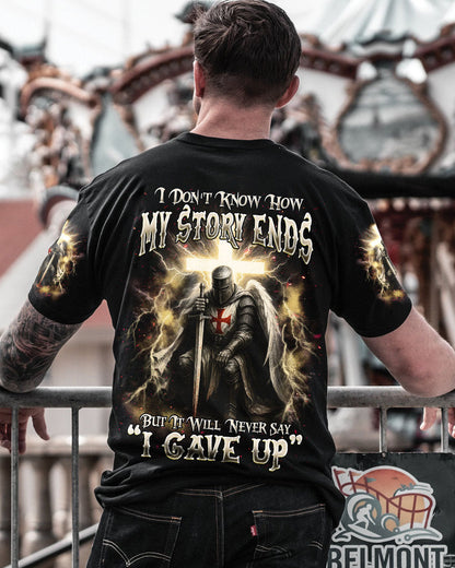 I Don't Know How My Story Ends Warrior Men's All Over Print Shirt   - Tlnz2904253