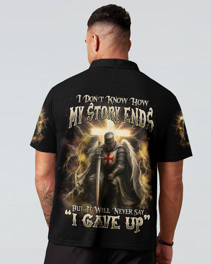 I Don't Know How My Story Ends Warrior Men's All Over Print Shirt   - Tlnz2904253