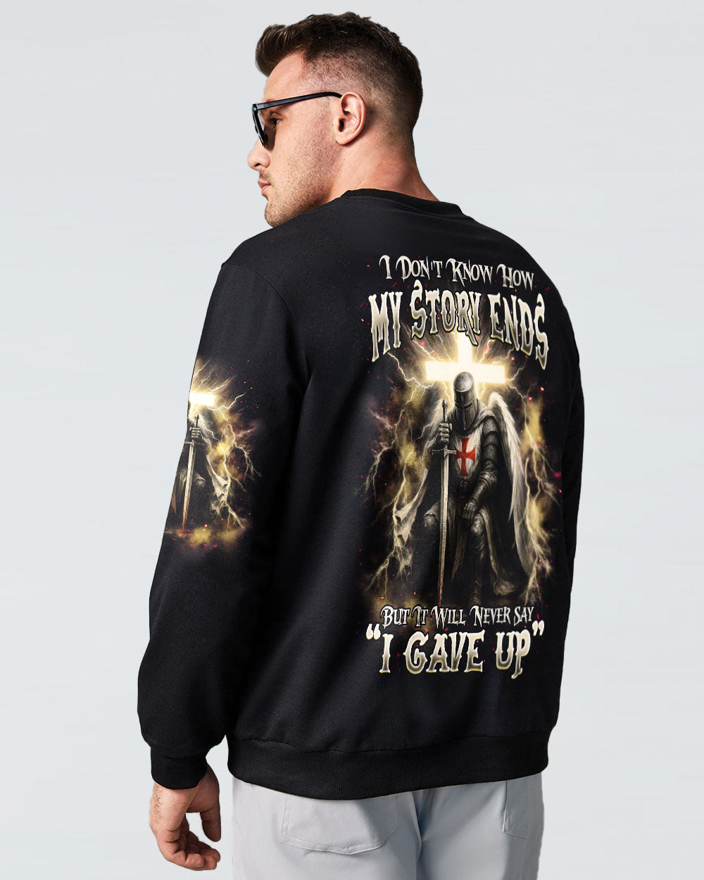 I Don't Know How My Story Ends Warrior Men's All Over Print Shirt   - Tlnz2904253