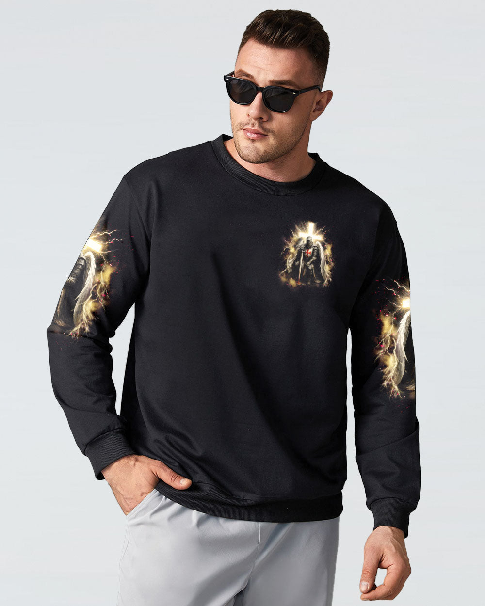 I Don't Know How My Story Ends Warrior Men's All Over Print Shirt   - Tlnz2904253