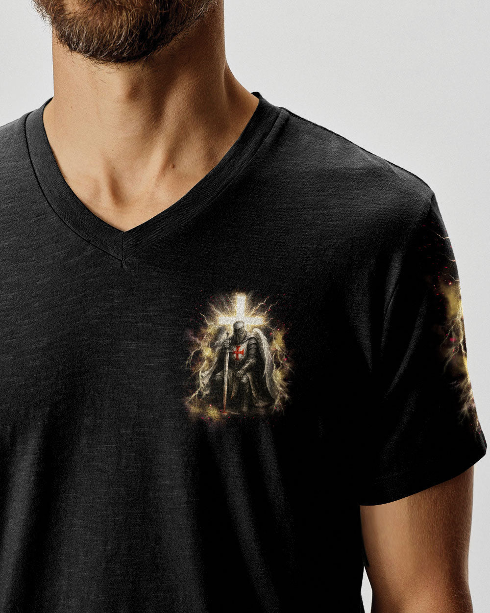 I Don't Know How My Story Ends Warrior Men's All Over Print Shirt   - Tlnz2904253