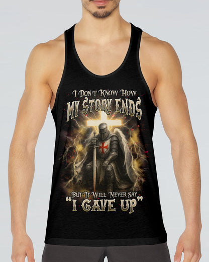 I Don't Know How My Story Ends Warrior Men's All Over Print Shirt   - Tlnz2904253