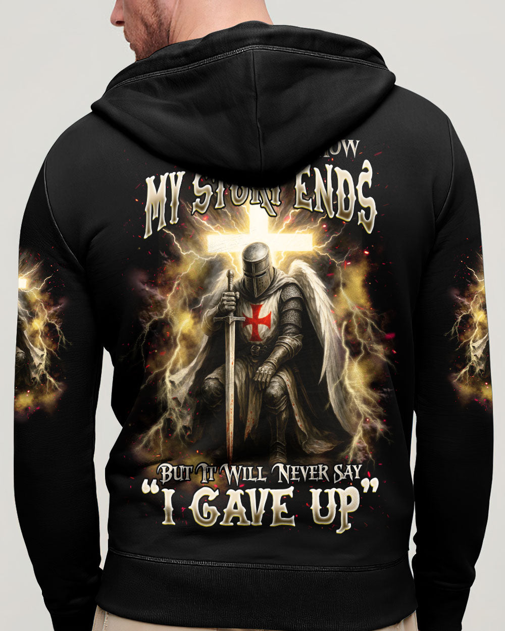 I Don't Know How My Story Ends Warrior Men's All Over Print Shirt   - Tlnz2904253