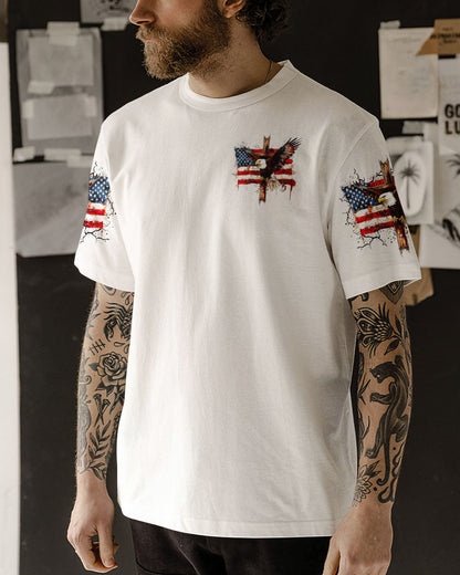 One Nation Under God Eagle Men's All Over Print Shirt - Tltr2105252