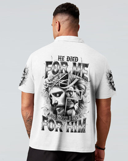 He Died For Me Lion Men's All Over Print Shirt  - Tltr2205255