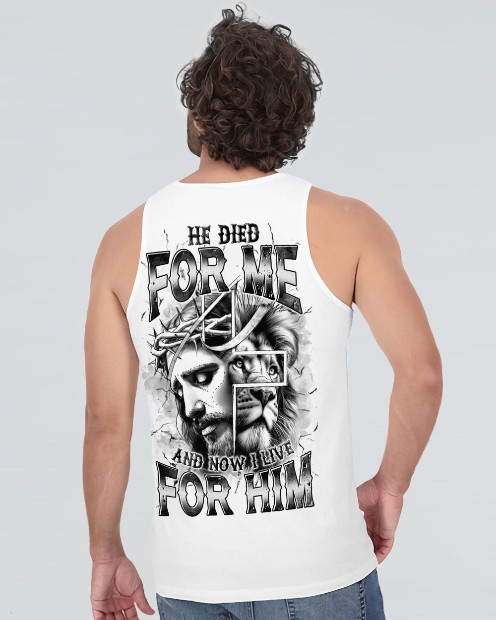 He Died For Me Lion Men's All Over Print Shirt  - Tltr2205255