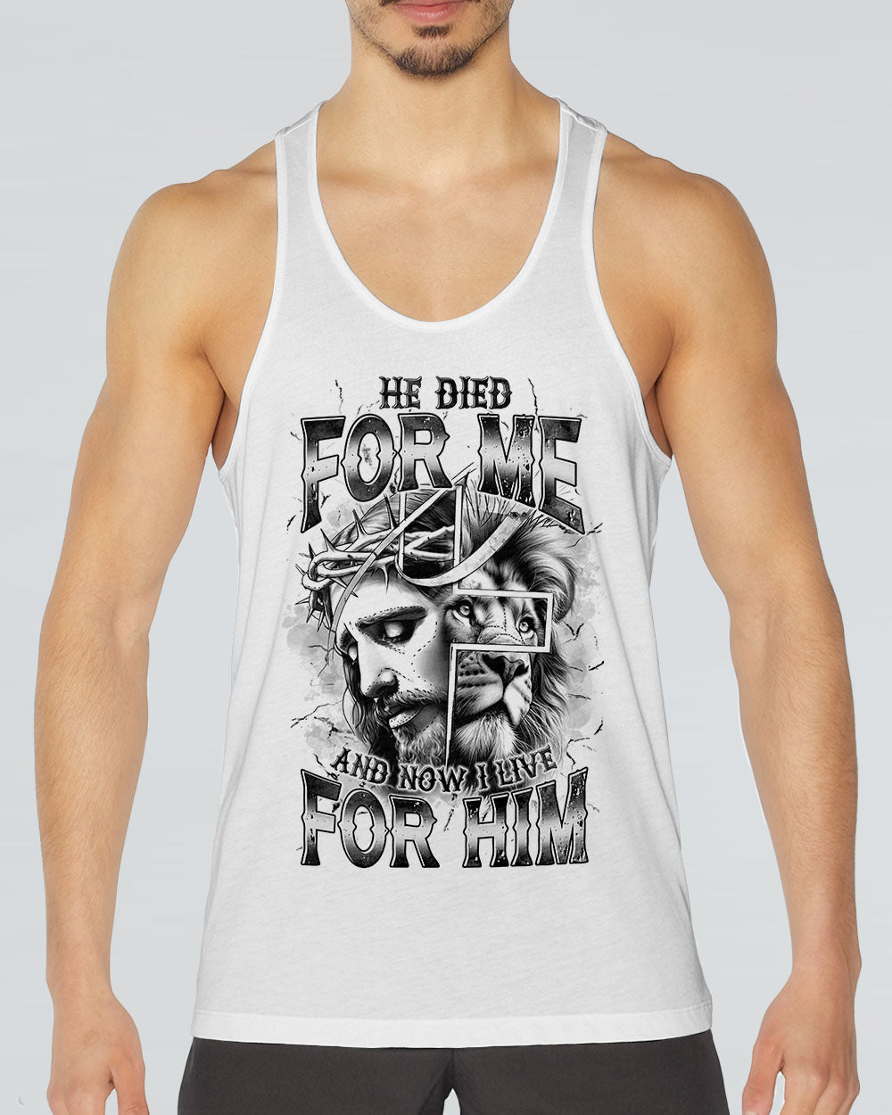 He Died For Me Lion Men's All Over Print Shirt  - Tltr2205255