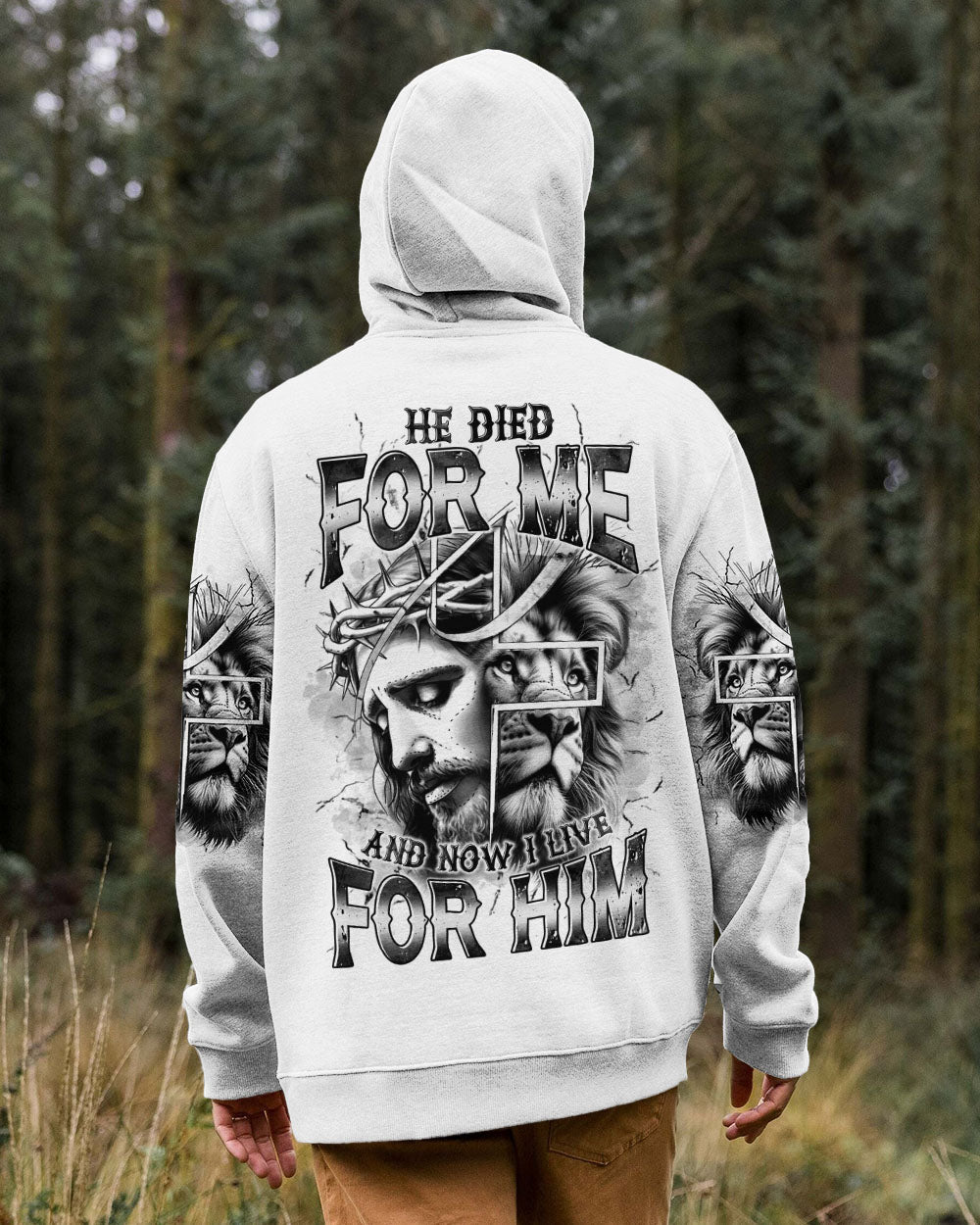 He Died For Me Lion Men's All Over Print Shirt  - Tltr2205255