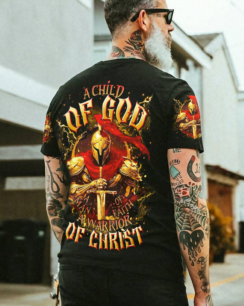 A Warrior Of Christ Men's All Over Print Shirt   - Tltr2904253