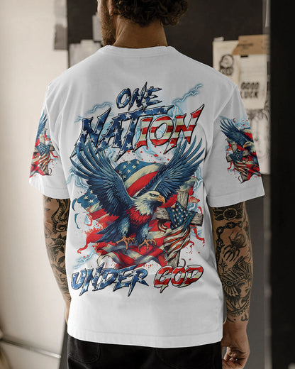 One Nation Under God Eagle Men's All Over Print Shirt  - Tltr2905252