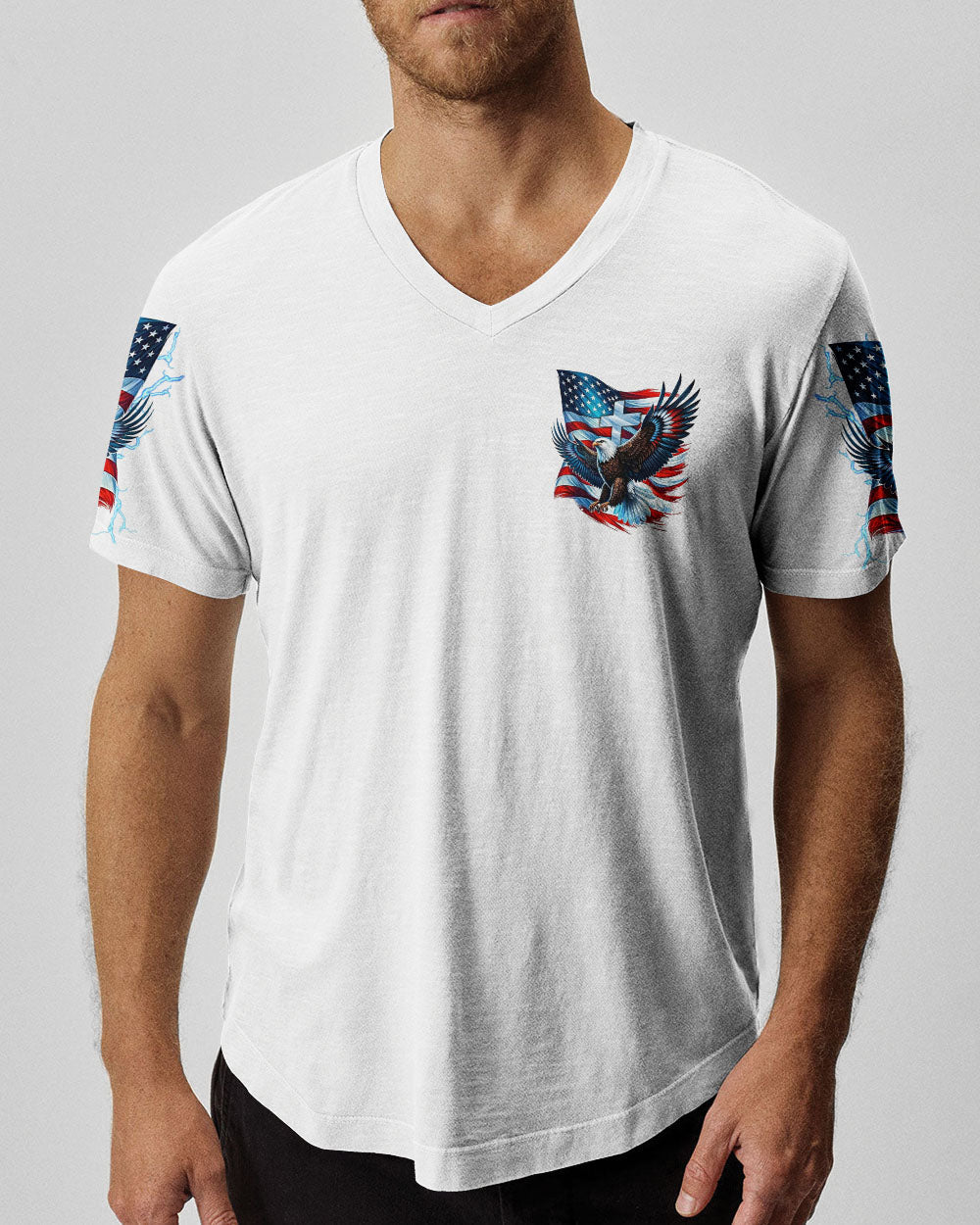 One Nation Under God Eagle Men's All Over Print Shirt  - Tltr3005252