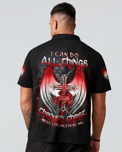 I Can Do All Things Cross Wings Men's All Over Print Shirt  - Tltw1004254