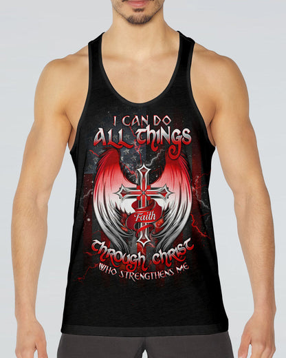I Can Do All Things Cross Wings Men's All Over Print Shirt  - Tltw1004254