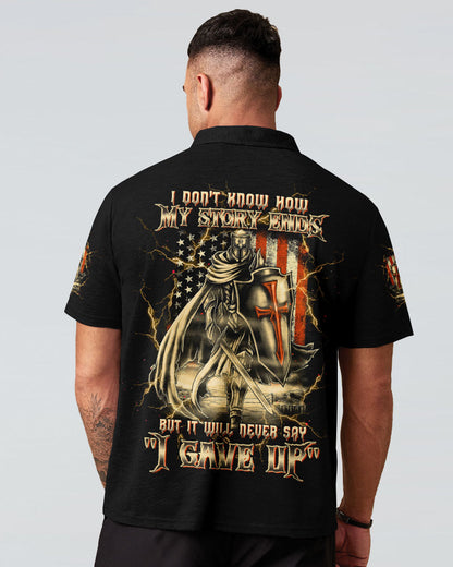 I Don't Know How My Story Ends Warrior Men's All Over Print Shirt   - Tltw1405254