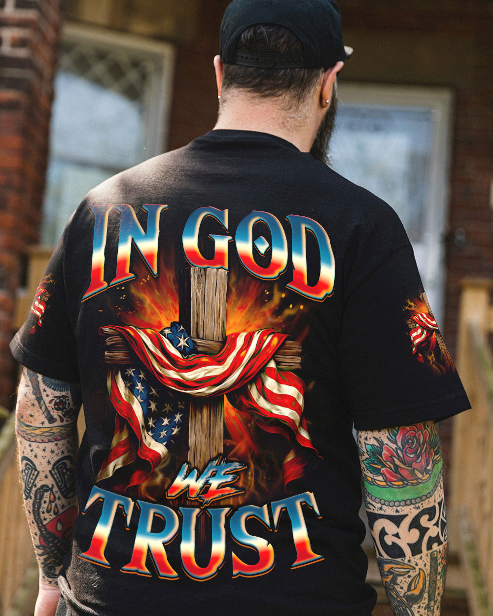 In God We Trust Men's All Over Print Shirt - Tyqy2205253
