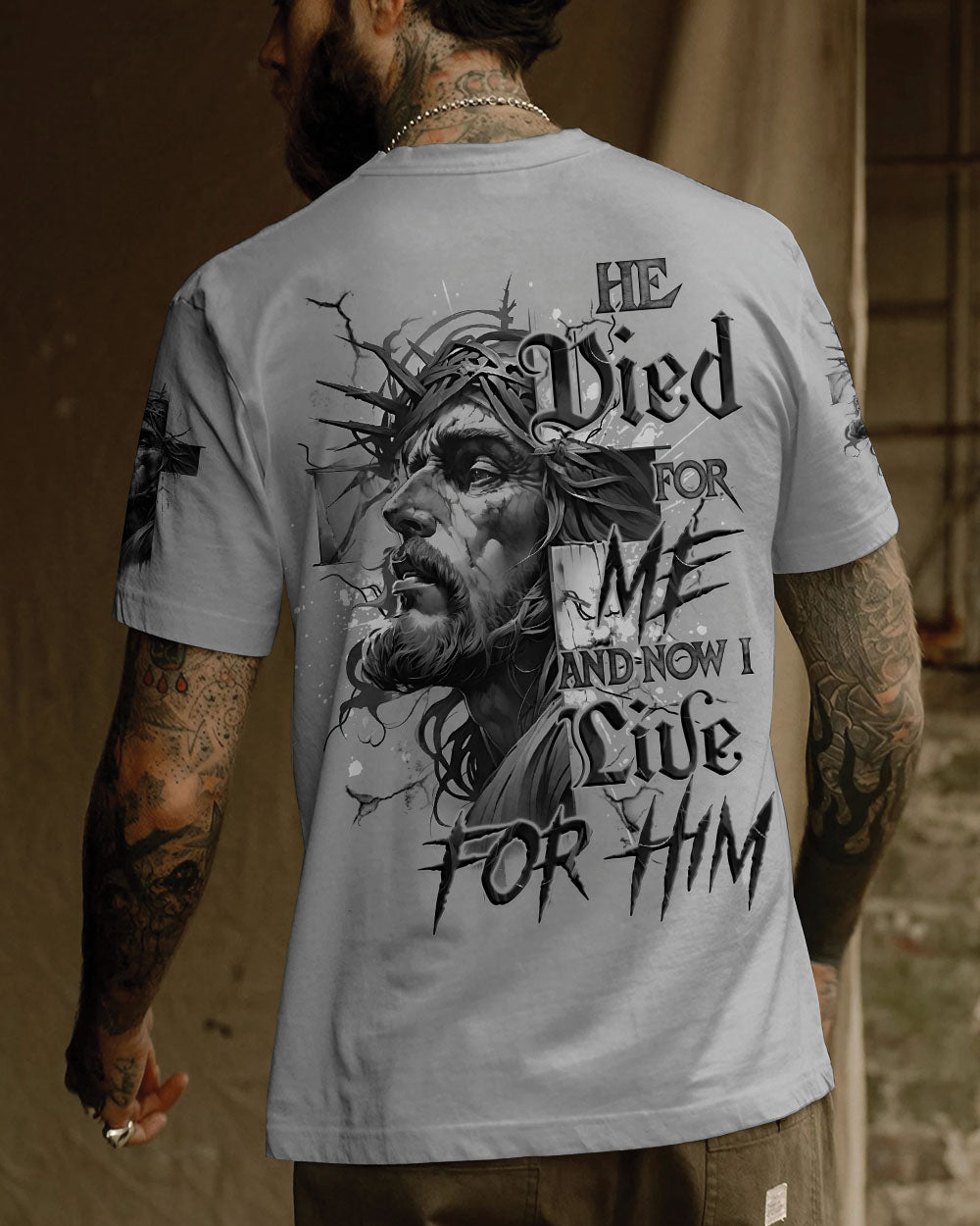 He Died For Me Men's All Over Print Shirt - Tyqy2603254
