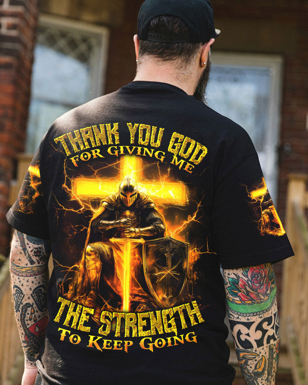 Thank You God Men's All Over Print Shirt - Tytd1904251