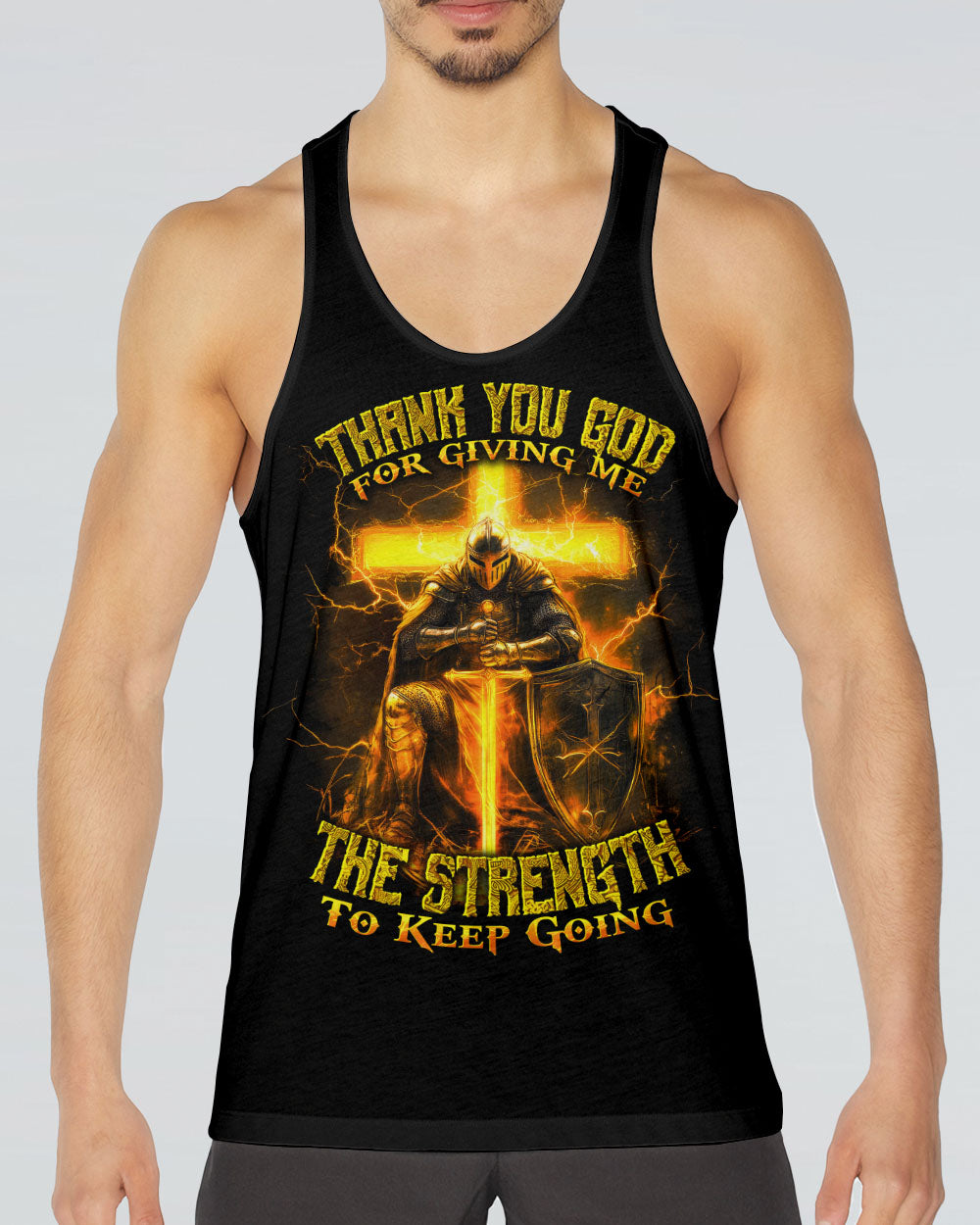 Thank You God Men's All Over Print Shirt - Tytd1904251
