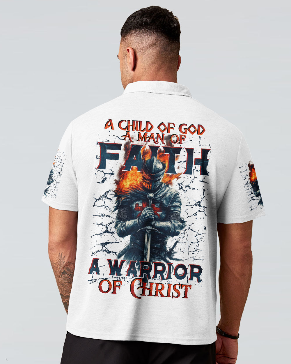 A Warrior Of Christ Men's All Over Print Shirt - Tytd3103251