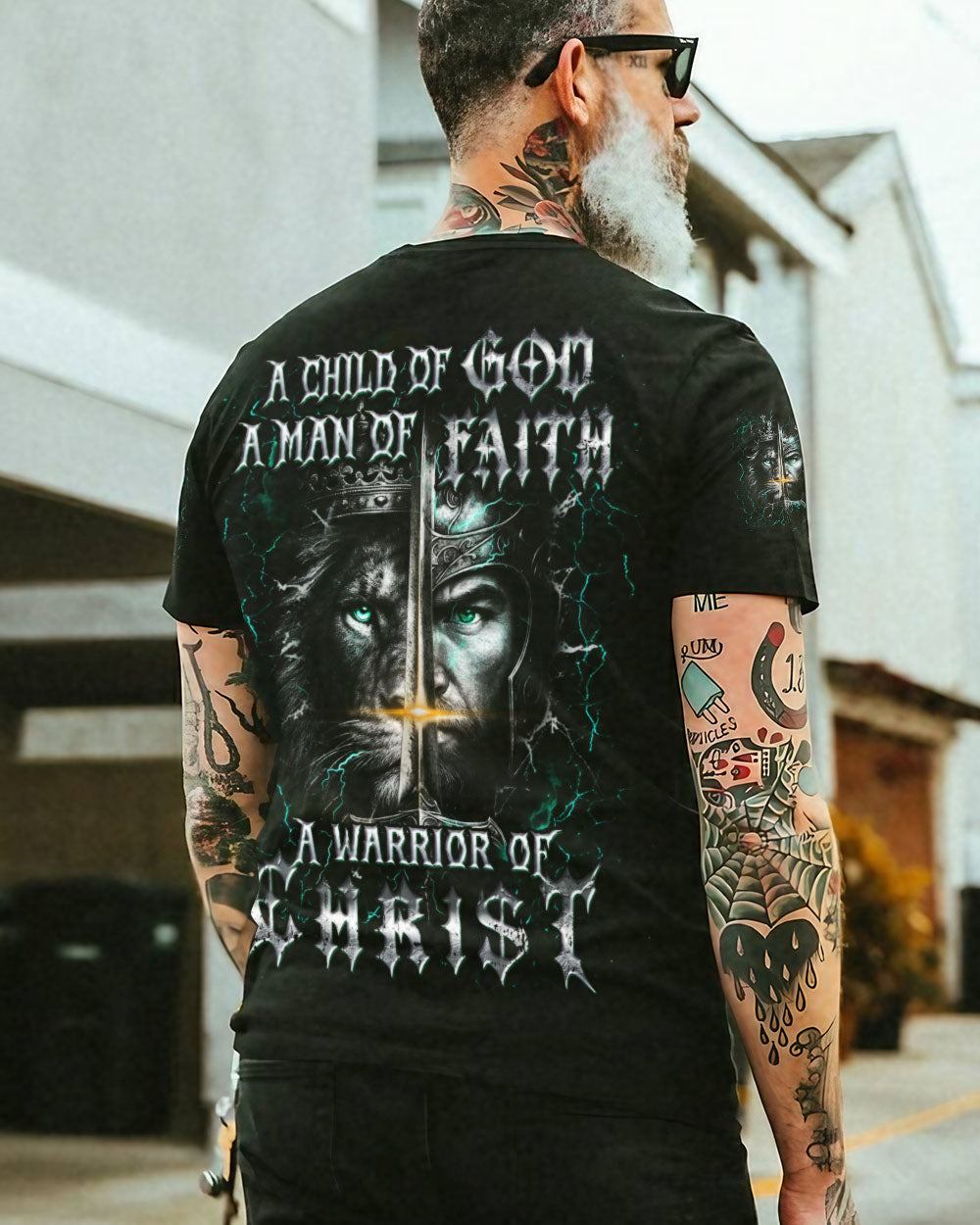A Warrior Of Christ Men's All Over Print Shirt - Yhdu1205251