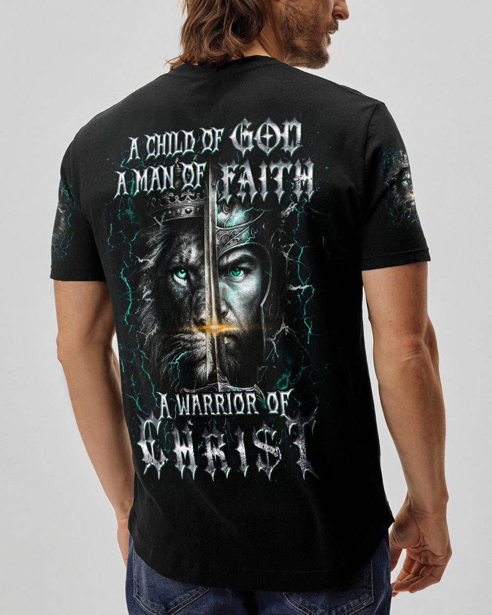 A Warrior Of Christ Men's All Over Print Shirt - Yhdu1205251