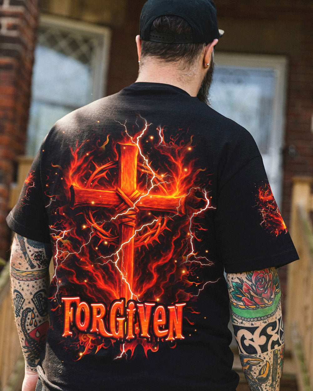 Forgiven Men's All Over Print Shirt - Yhhn026354