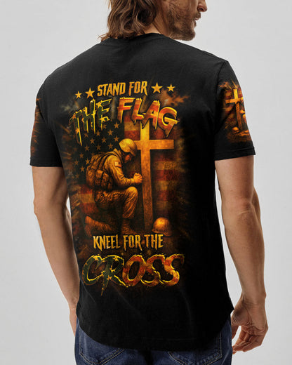 Stand For The Flag Kneel For The Cross Men's All Over Print Shirt - Yhhn0506254