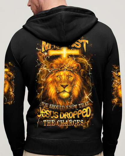Jesus Dropped The Charges Lion Men's All Over Print Shirt - Yhhn0605251
