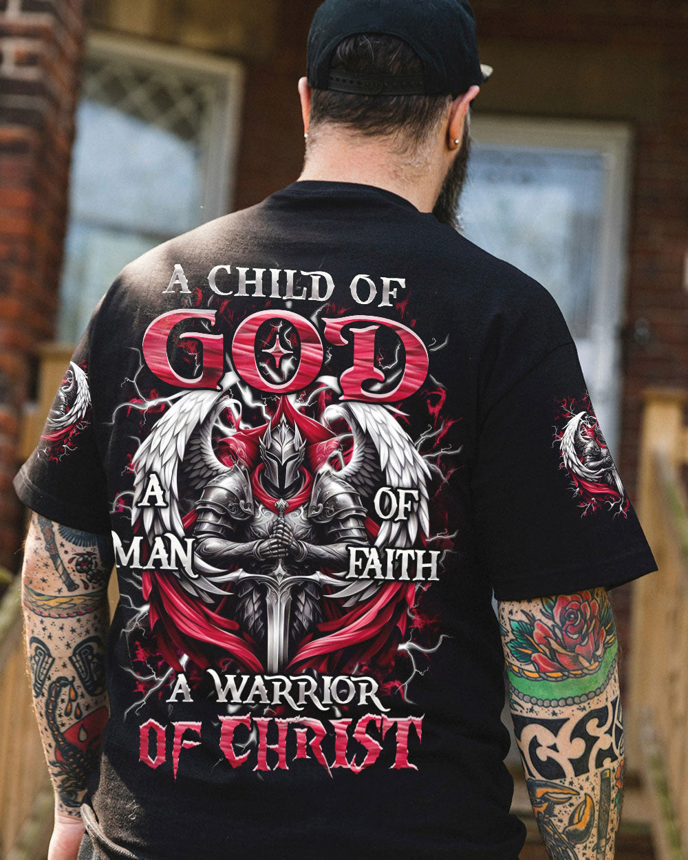 A Warrior Of Christ Men's All Over Print Shirt - Yhhn0904253