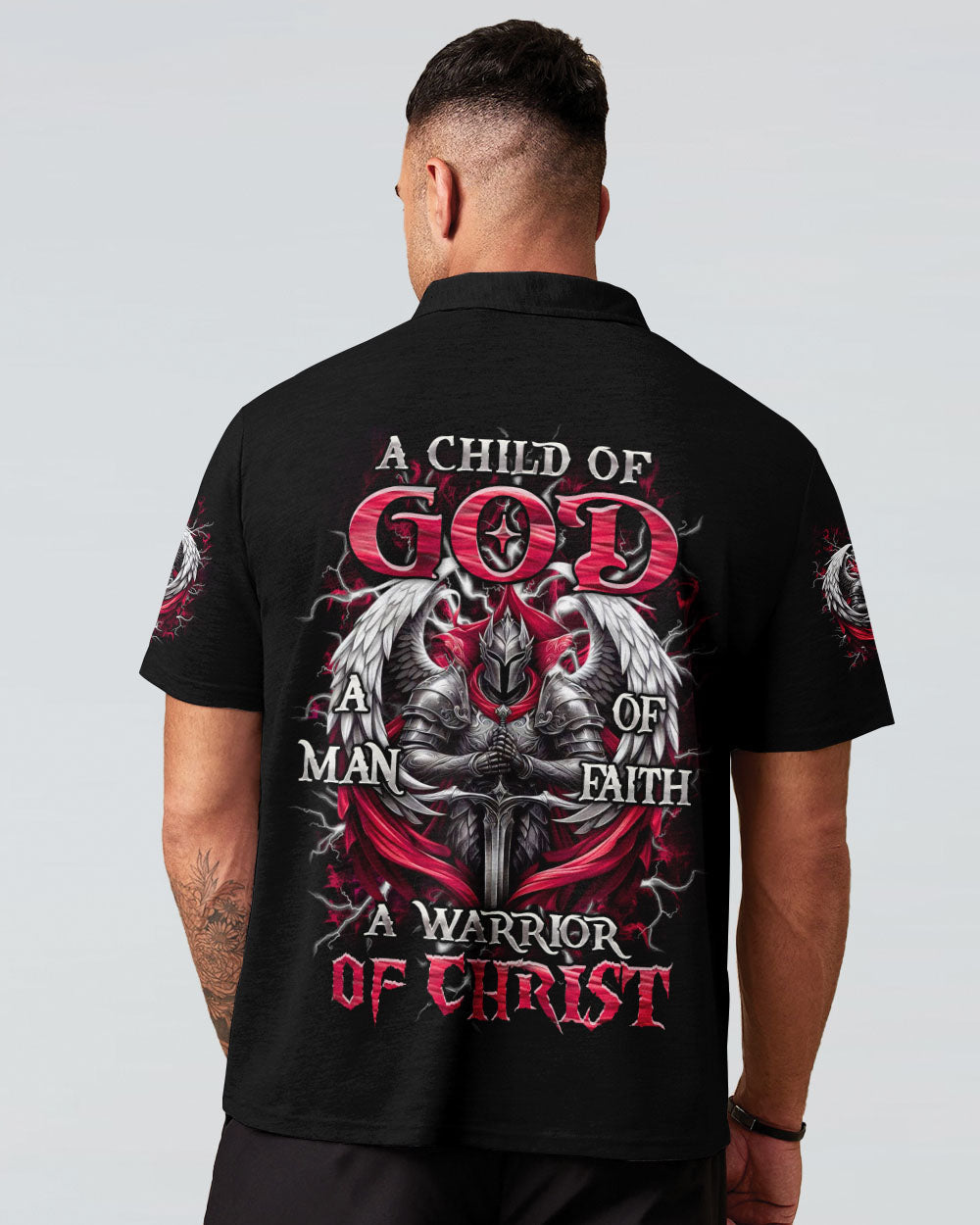 A Warrior Of Christ Men's All Over Print Shirt - Yhhn0904253