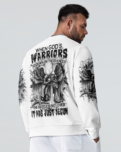 When God's Warriors Go Down On Their Knees Men's All Over Print Shirt - Yhhn1104253